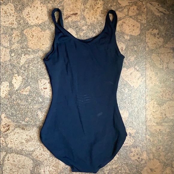 BLACK CAPEZIO DANCE LEOTARD - Picture 2 of 4